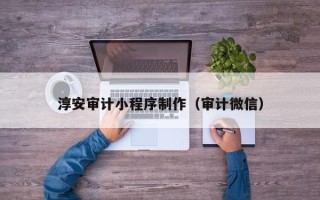 定边淳安审计小程序制作（审计微信）